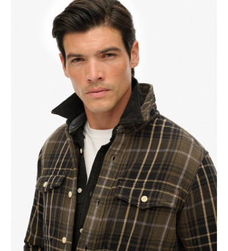 Superdry Camisa Merchant Heavy verde