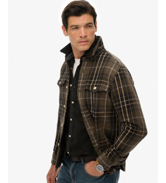Superdry Camisa Merchant Heavy verde