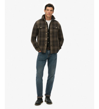 Superdry Camisa Merchant Heavy verde