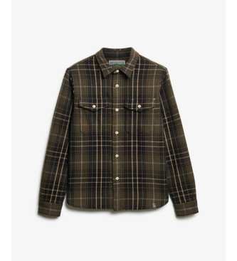 Superdry Camisa Merchant Heavy verde