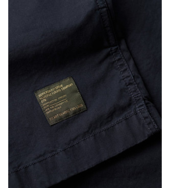 Superdry Camicia militare a maniche corte blu scuro