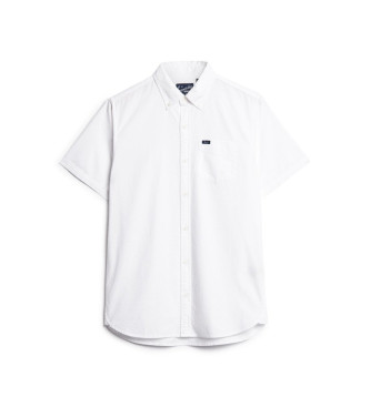 Superdry Camicia Oxford bianca a maniche corte
