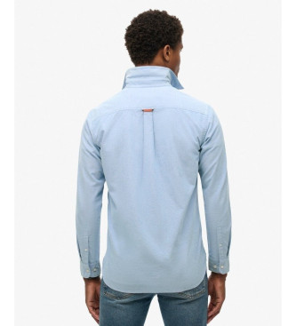 Superdry Long sleeve oxford shirt Blue