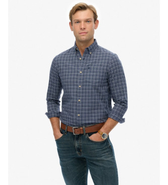 Superdry Premium Check Oxford-skjorta bl