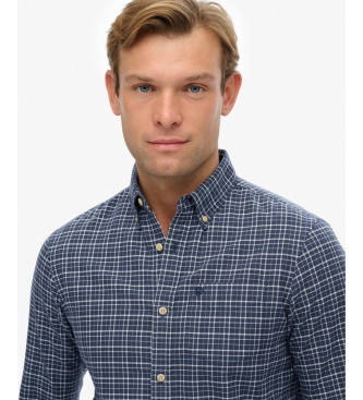 Superdry Premium Check Oxford-skjorta bl