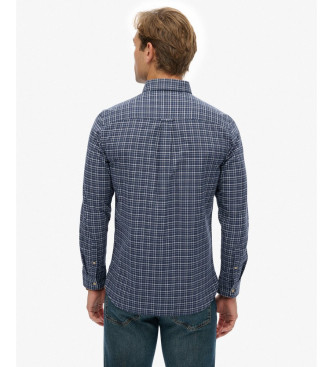 Superdry Premium Check Oxford-skjorta bl