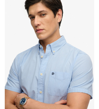Superdry Preppy blå skjorte