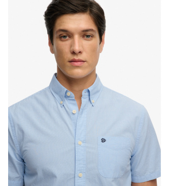 Superdry Preppy blå skjorte