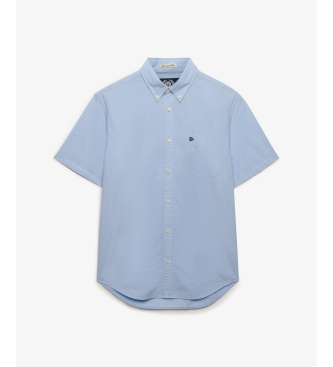 Superdry Preppy blå skjorte