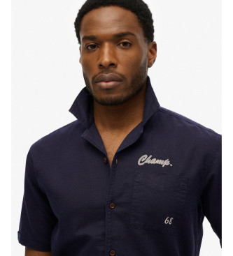 Superdry Camisa Resort Merchant Store marino