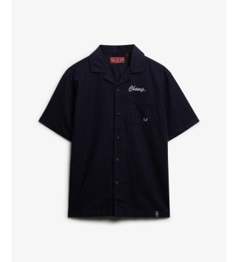 Superdry Camisa Resort Merchant Store marino