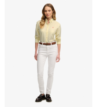Superdry Camicia Oxford slim fit gialla