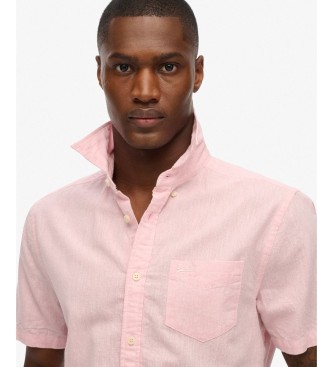 Superdry Pink Linen City Shirt