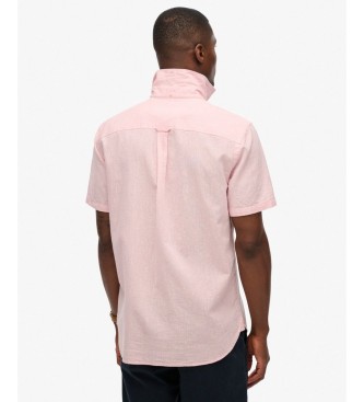 Superdry Pink Linen City Shirt