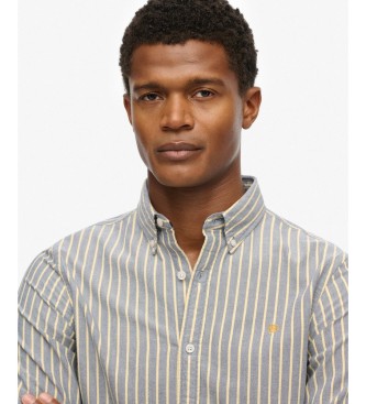 Superdry Klasi?na srajca Oxford mornarsko modre ?rte
