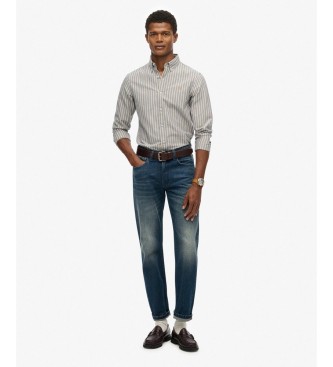 Superdry Klasi?na srajca Oxford mornarsko modre ?rte