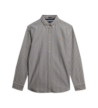Superdry Klasi?na srajca Oxford mornarsko modre ?rte