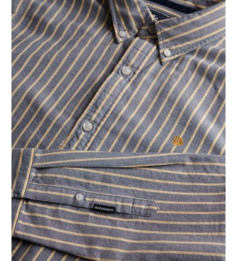 Superdry Klasi?na srajca Oxford mornarsko modre ?rte