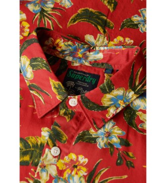 Superdry Hawaii-Hemd rot
