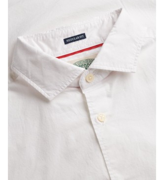 Superdry Cut Away White Poplin Shirt