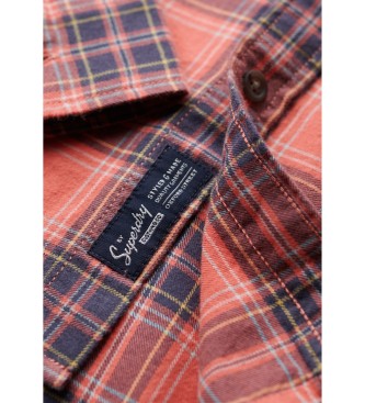 Superdry Vintage red checked shirt