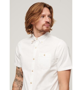 Superdry Camisa de manga corta Merchant Store blanco
