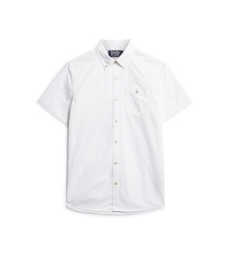 Superdry Merchant Store overhemd korte mouw wit