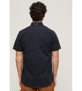 Superdry Camisa de manga curta azul-marinho da Merchant Store
