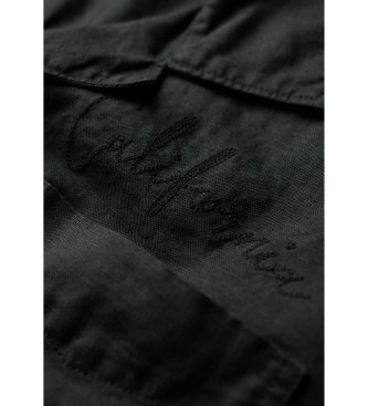 Superdry Resort majica s kratkimi rokavi črna
