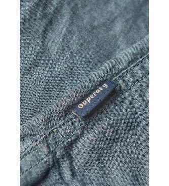 Superdry Camicia a maniche corte Resort blu
