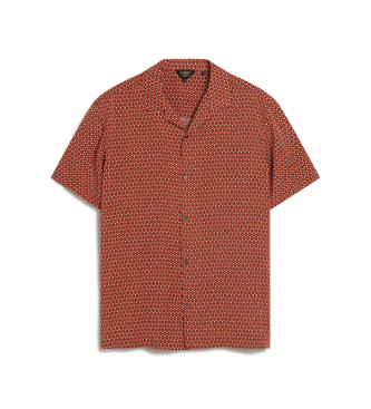 Superdry Revere 70's overhemd rood