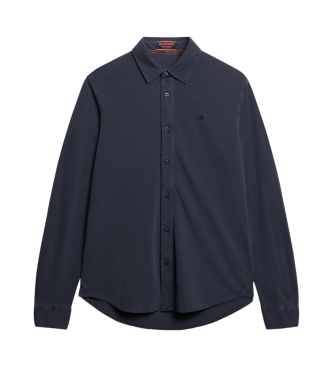 Superdry Camisa de piqu Vintage desgastada marino