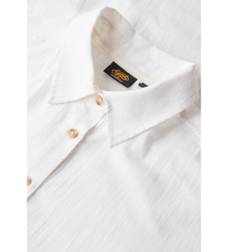 Superdry Camicia lunga bianca da spiaggia di Ibiza