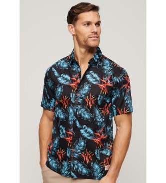 Superdry Camisa havaiana azul-marinho