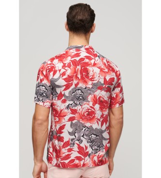 Superdry Hawaii-skjorte lyserd