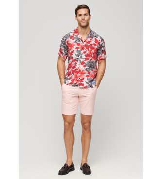Superdry Camisa Havaiana Resort cor-de-rosa