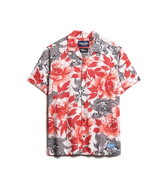 Superdry Hawaiian Resort-skjorta rosa