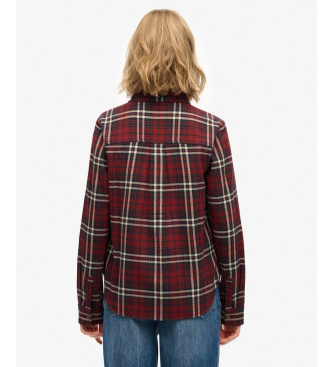 Superdry Lumberjack Check Flannel Shirt R�d