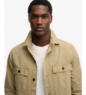 Superdry Military Hemd Beige