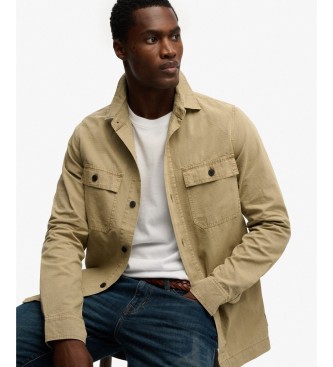 Superdry Military Hemd Beige