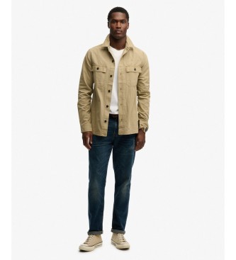 Superdry Military Hemd Beige