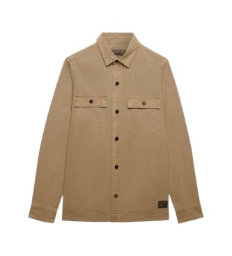 Superdry Military Hemd Beige
