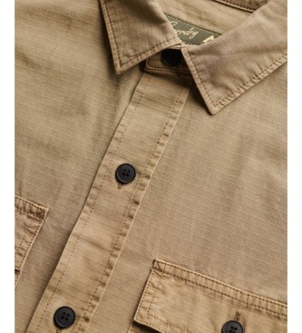 Superdry Military Hemd Beige