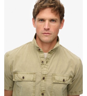 Superdry Militärhemd beige