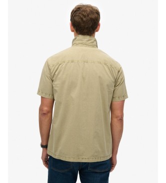 Superdry Militärhemd beige