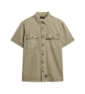 Superdry Militärhemd beige