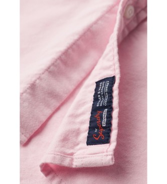 Superdry Chemise oxford rose  manches courtes