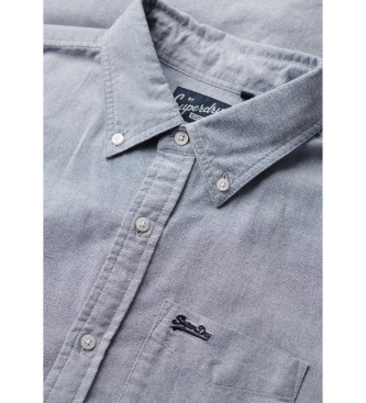 Superdry Chemise Oxford bleue