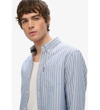 Superdry Essentials Oxford-Hemd blau