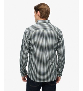 Superdry Camisa Premium Check Oxford verde